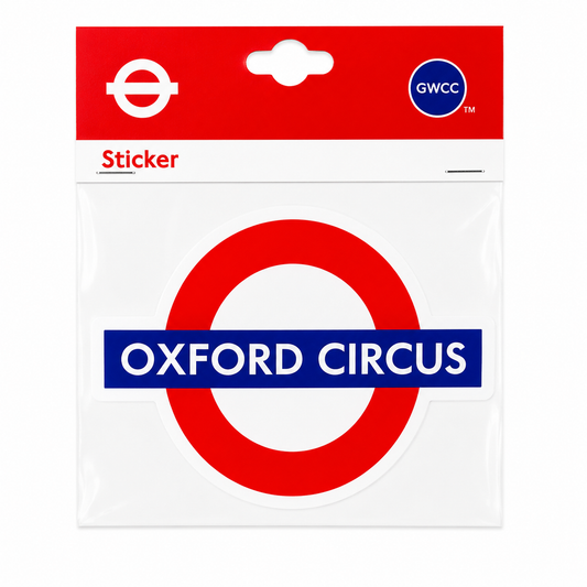 Oxford Circus London Underground Roundel Waterproof Vinyl Sticker