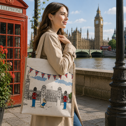 Beatrix Potter™ Peter Rabbit Victorian London Tapestry Shopper Bag