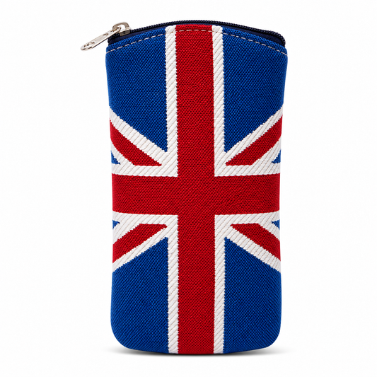 Signare Union Jack Woven Tapestry Glasses Case