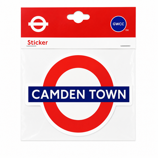 Camden Town London Underground Roundel Waterproof Vinyl Sticker