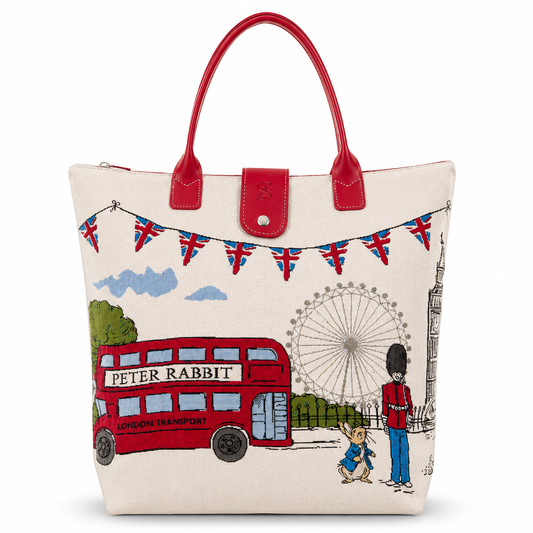Beatrix Potter™ Peter Rabbit Victorian London Foldaway Tapestry Shopper Bag