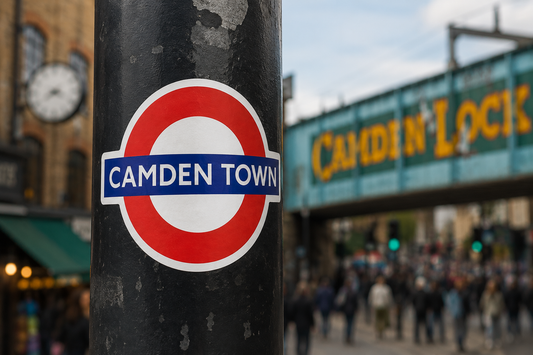 Camden Town London Underground Roundel Waterproof Vinyl Sticker
