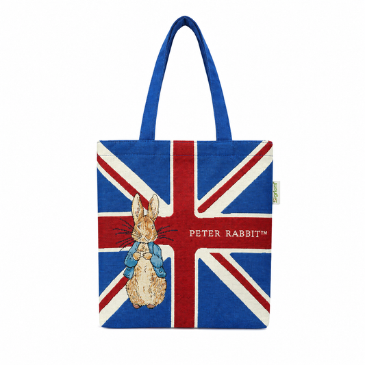 Beatrix Potter™ Peter Rabbit Union Jack Woven Tapestry Tote Bag
