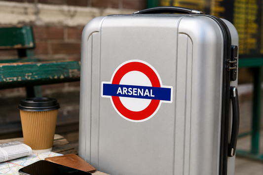 Arsenal London Underground Style Waterproof Sticker