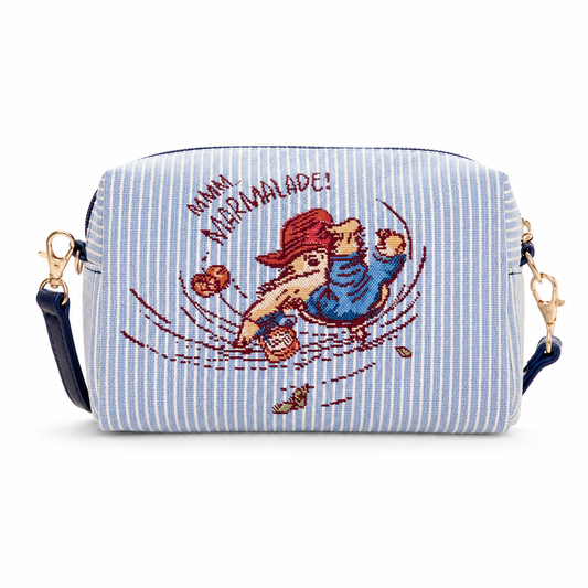 Paddington Bear Classic Mmmm Marmalade Tapestry Crossbody Bag – Blue