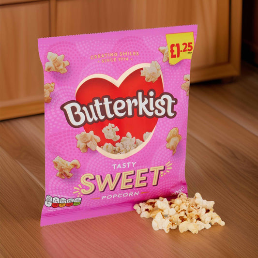 Butterkist Sweet Popcorn 70g - (£1.25 Bag) - British Snacks and classic popcorn