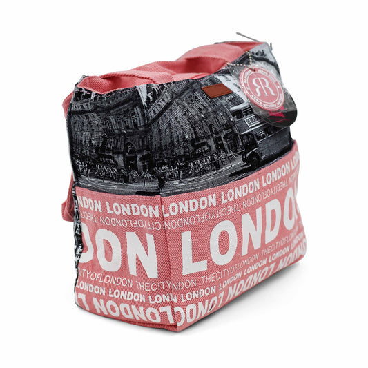 London City Shopper Bag - Pink & White