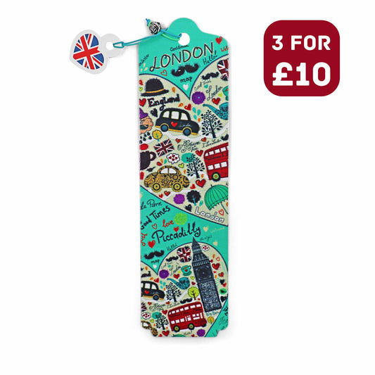London Souvenir Bookmark - Design 24 - British Gifts & Souvenirs