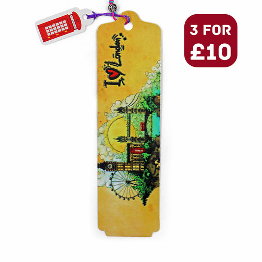 London Souvenir Bookmark - Design 27 - British Gifts & Souvenirs