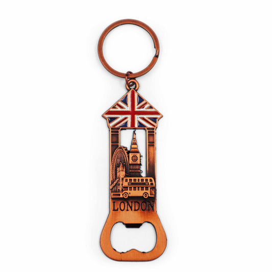London Souvenir Keyring & Bottle Opener - London Souvenirs