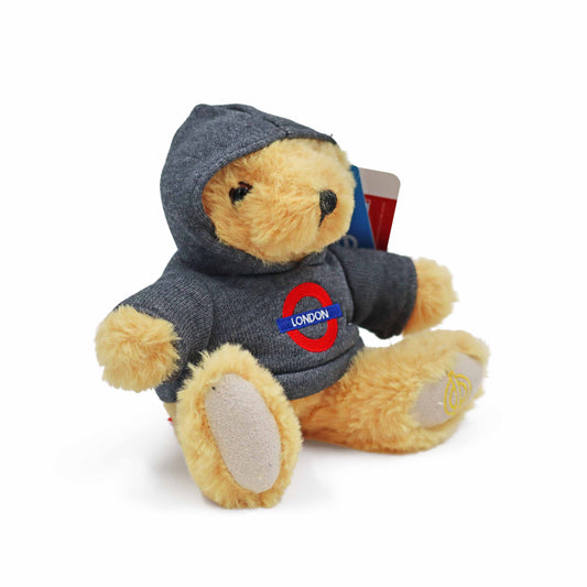 London Underground Souvenir Teddy Bear - Dark Grey Edition