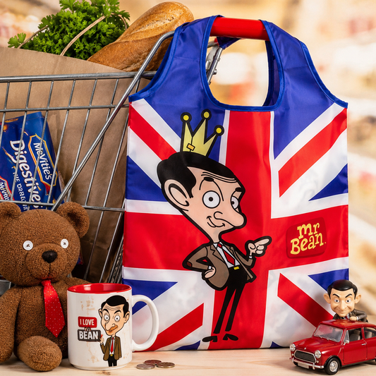 Mr Bean Foldable Reusable Shopping Bag