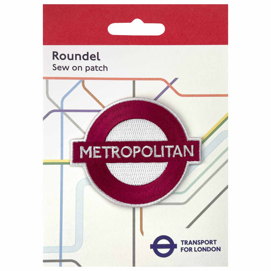 TFL Sew on Patch - Metropolitan - London Souvenirs