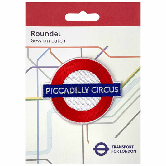 TFL Sew on Patch - Piccadilly Circus -  London Souvenirs