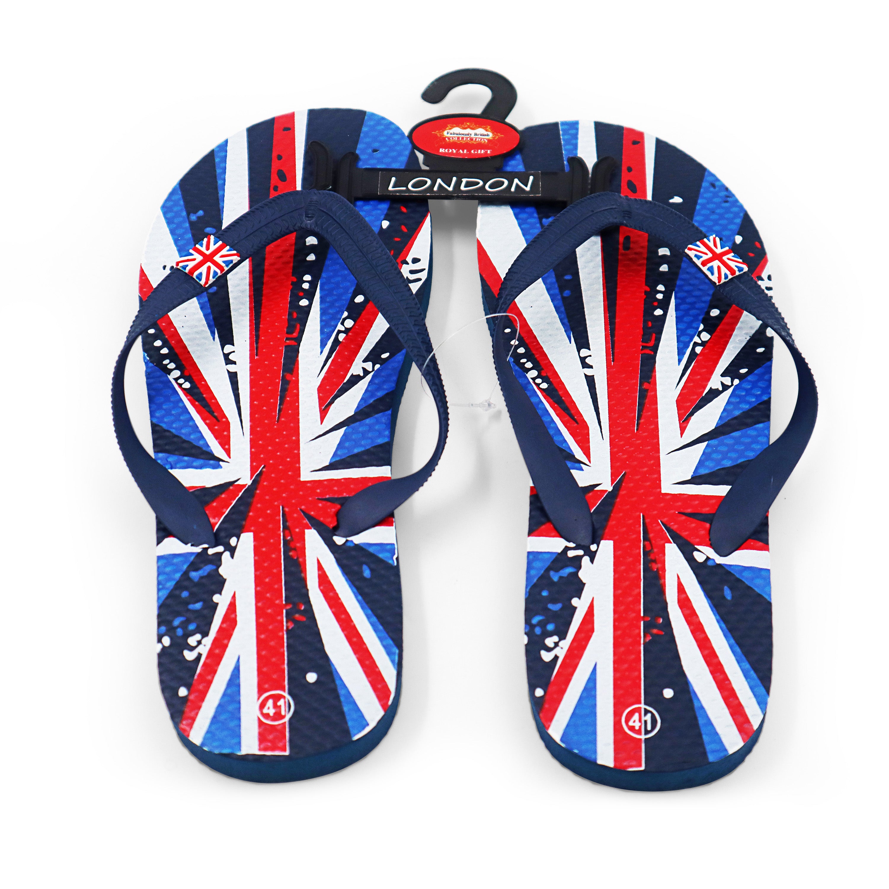 Union Jack Flip Flop Slippers British Gift Shop