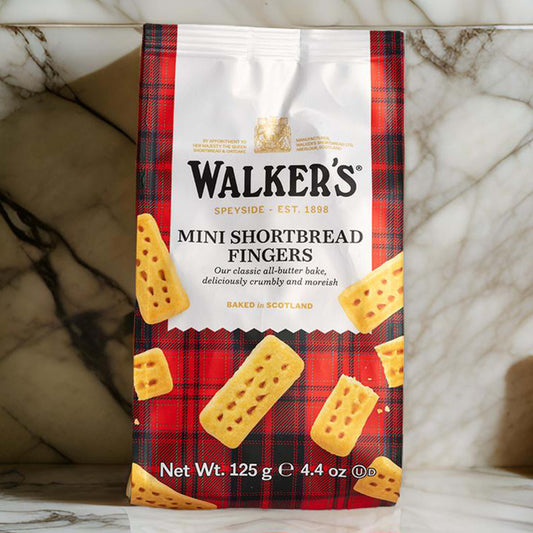Walkers Mini Shortbread Fingers Bag 125g - London Snacks