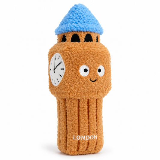 Big Ben London plush soft toy studio product image