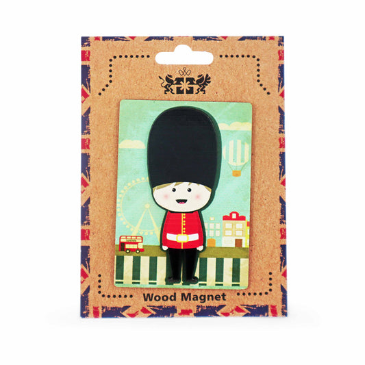London Souvenir Wooden 3D Magnet - Design 20 - British Gifts
