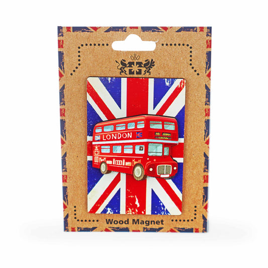 London Souvenir Wooden 3D Magnet - Design 27 - London Souvenirs