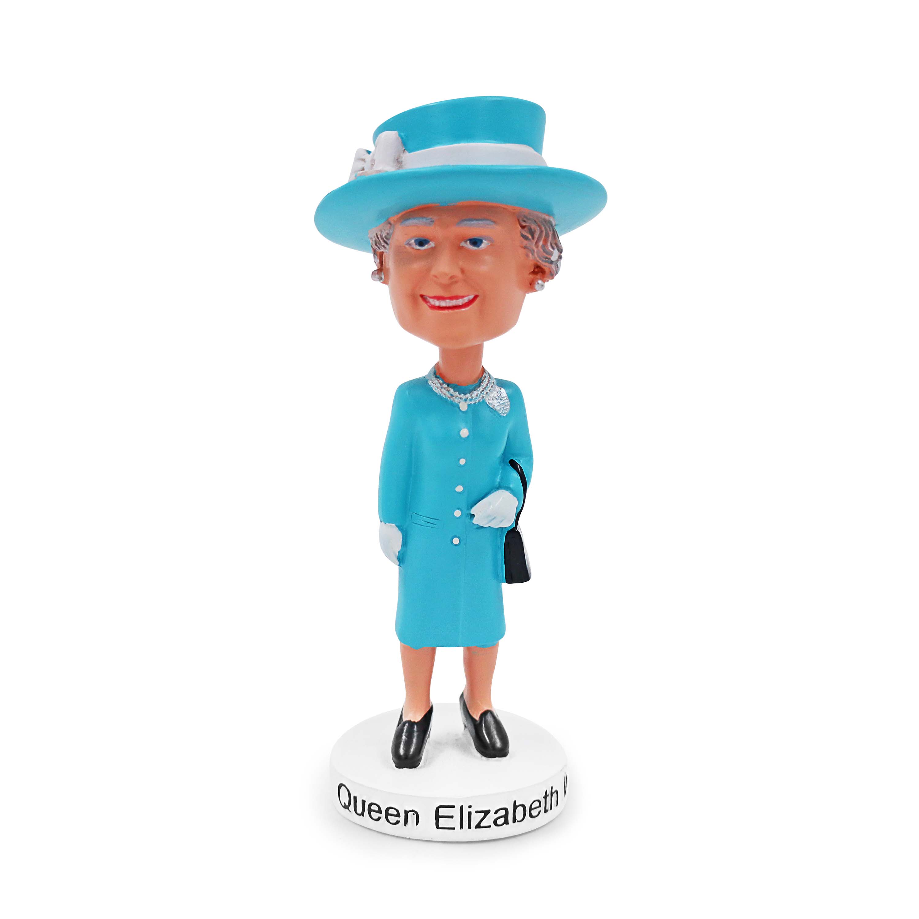 Resin Model Queen Elizabeth Bobblehead British Gift Shop