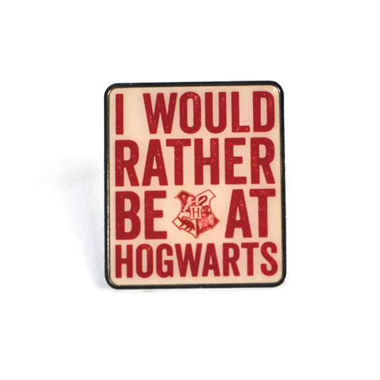 Harry Potter Hogwarts Slogan Pin Badge Official Merchandise