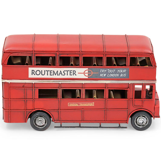 London red bus tin ornament