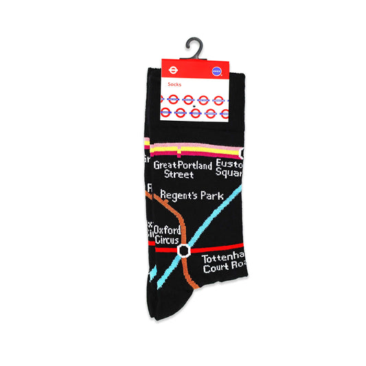 London TFL Map British Socks