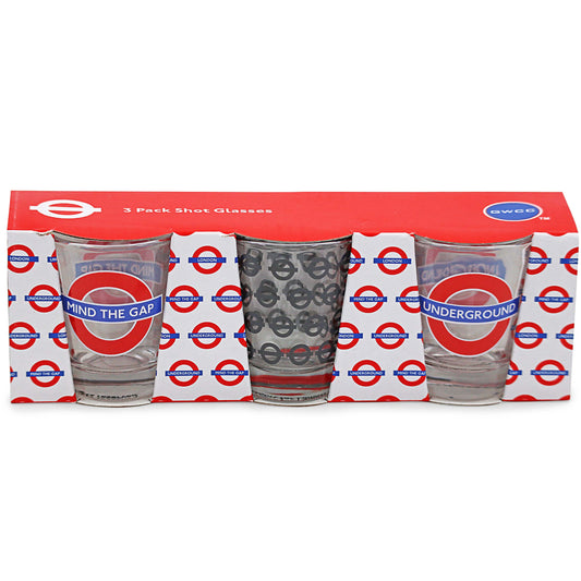 London Underground TfL shot glasses