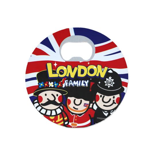 Union Jack Magnetic Coaster and Bottle Opener