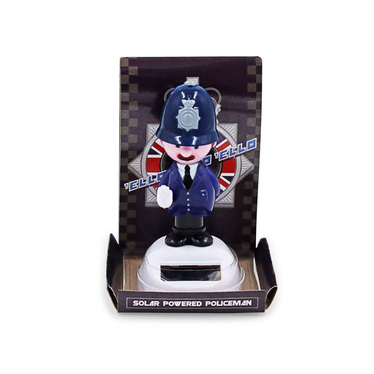 British Policeman Solar Powered Novelty Bobblehead