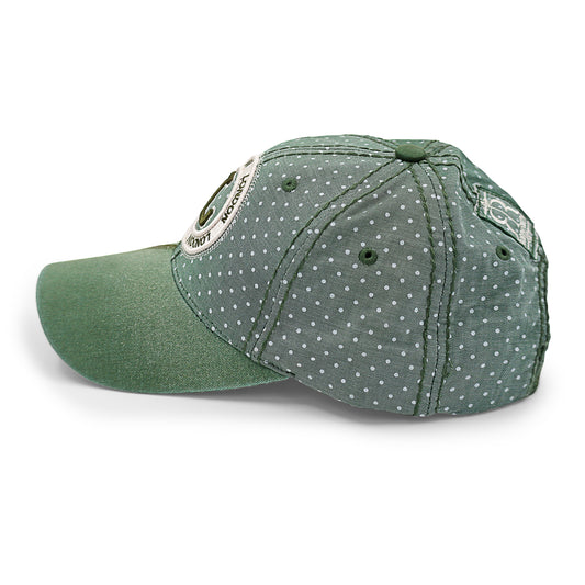 Robin Ruth Original Green Spotted Cap