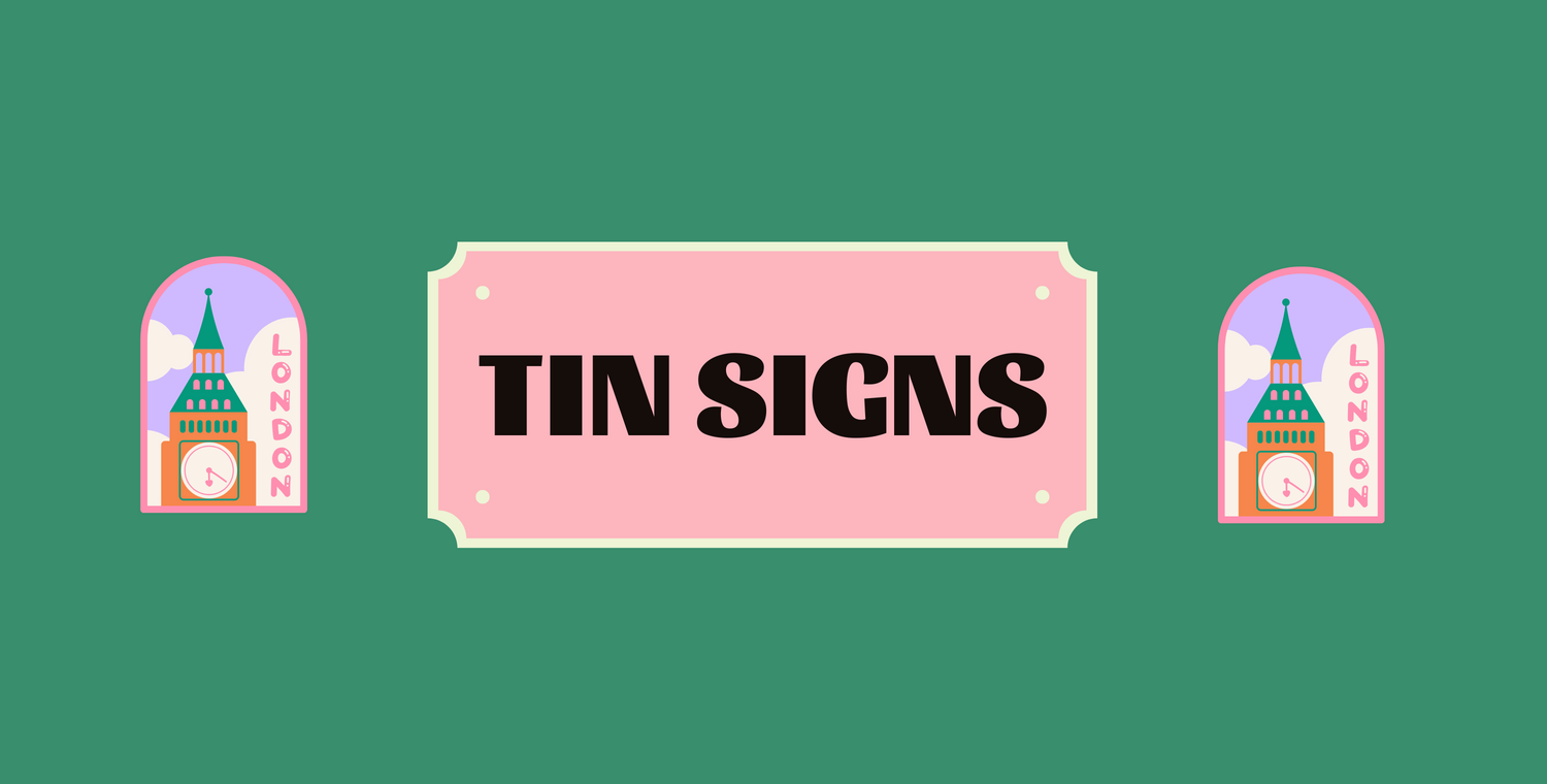 London Tin Signs