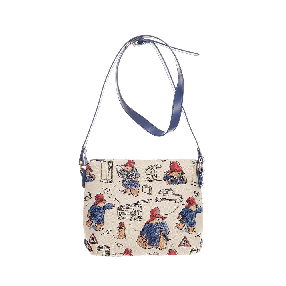 Paddington Bear Tapestry Crossbody Bag – Licensed Vintage Style Shoulder Bag