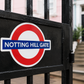 Notting Hill Gate London Underground Roundel Waterproof Vinyl Sticker