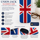 Signare Union Jack Woven Tapestry Glasses Case