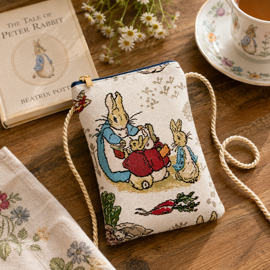 Beatrix Potter™ Peter Rabbit Woven Tapestry Crossbody Phone Bag
