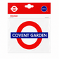 Covent Garden London Underground Roundel Waterproof Vinyl Sticker
