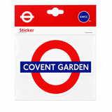 Covent Garden London Underground Roundel Waterproof Vinyl Sticker