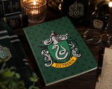 Slytherin A5 Softcover Notebook – Green Serpent Crest Journal for School, Work & Daily Notes