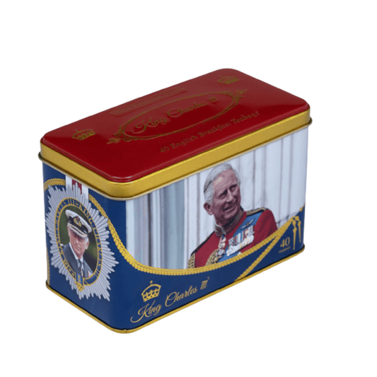 King Charles Royal Tea Caddy Coronation 2023 Gift