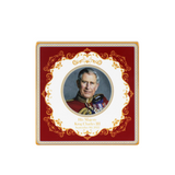 HM King Charles III Commemorative Coaster - Boxed - Coaster Set