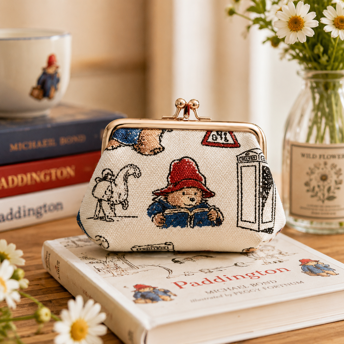 Paddington Bear™ Tapestry Coin Purse – Double Frame Clasp