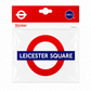 Leicester Square London Underground Roundel Waterproof Vinyl Sticker