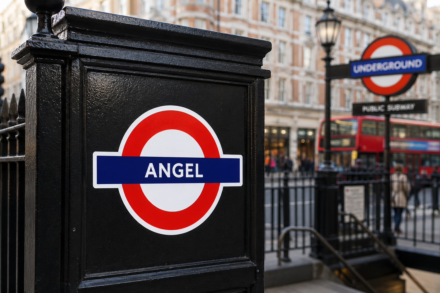Angel London Underground Roundel Waterproof Vinyl Sticker