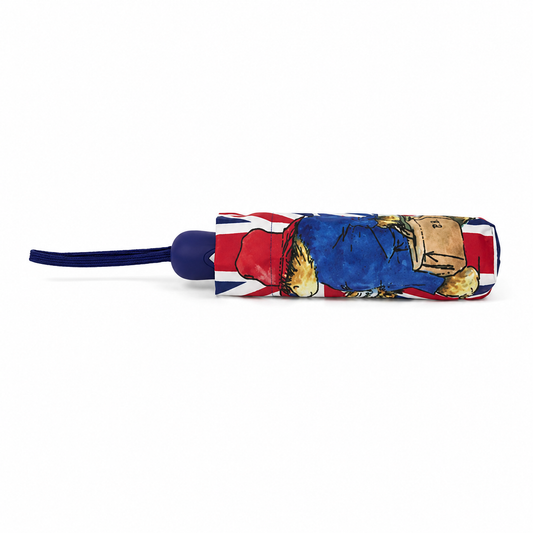 Paddington Bear Union Jack Automatic Compact Umbrella – UPF 50+