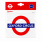 Oxford Circus London Underground Roundel Waterproof Vinyl Sticker