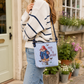 Paddington Bear Classic Mmmm Marmalade Tapestry Crossbody Bag – Blue