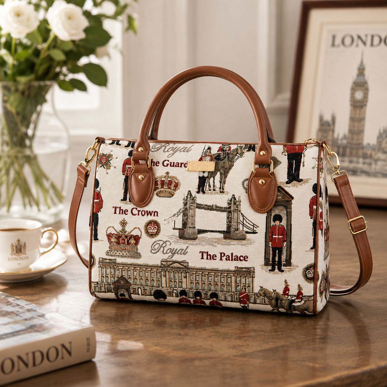 Royal Guards London Tapestry Bowling Travel Bag