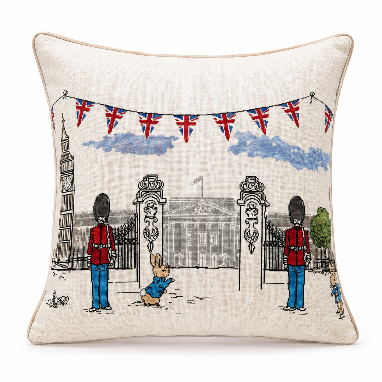 *Beatrix Potter™ Peter Rabbit Victorian London Tapestry Cushion Cover 45cm