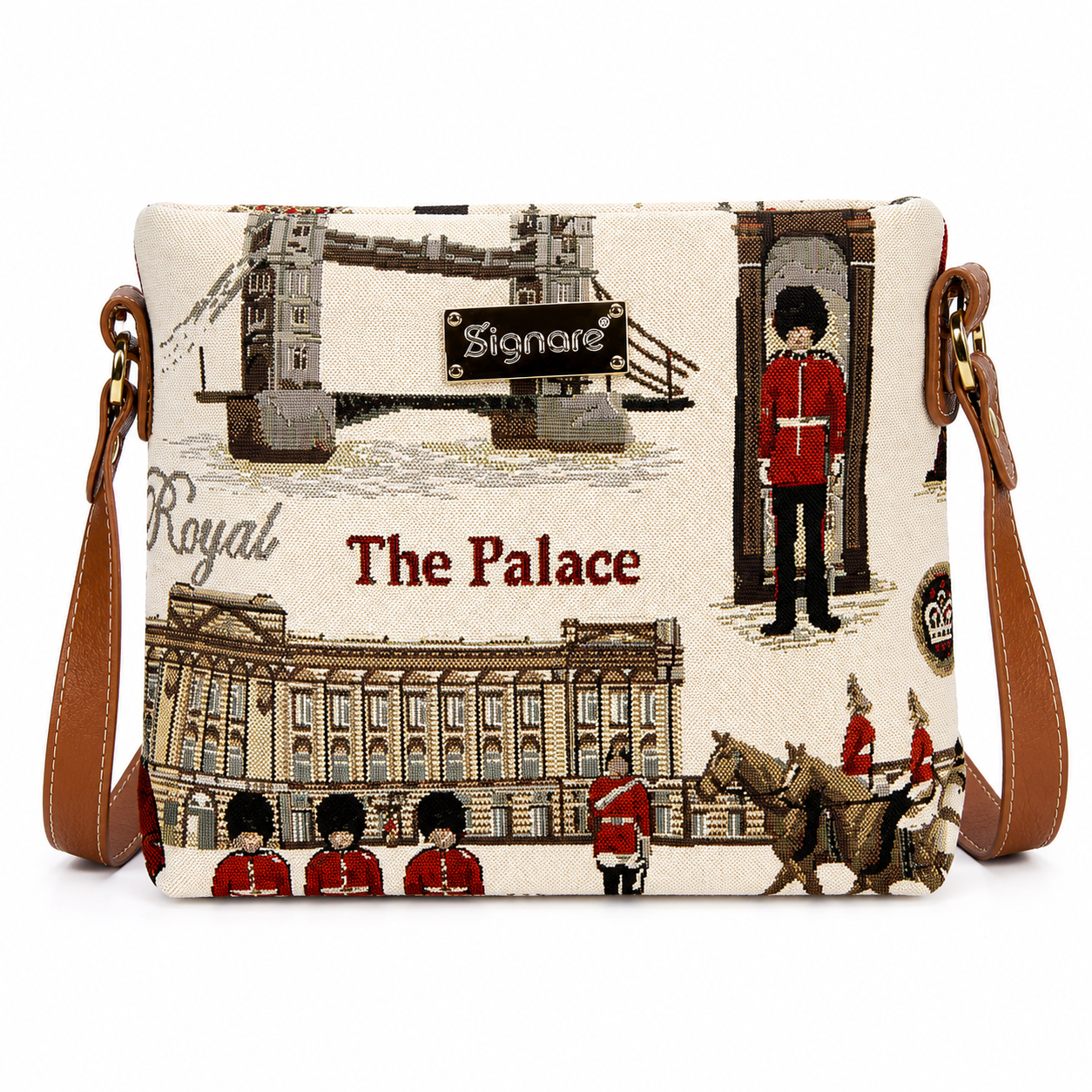 Royal Guards London Tapestry Crossbody Bag